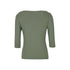 Ladies 3/4 Sleeve Boat Neck Tee - Sage