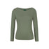 Ladies L/S Boat Neck Tee - Sage