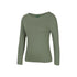 Ladies L/S Boat Neck Tee - Sage