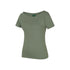 Ladies Boat Neck Tee - Sage