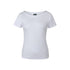 Ladies Boat Neck Tee - White