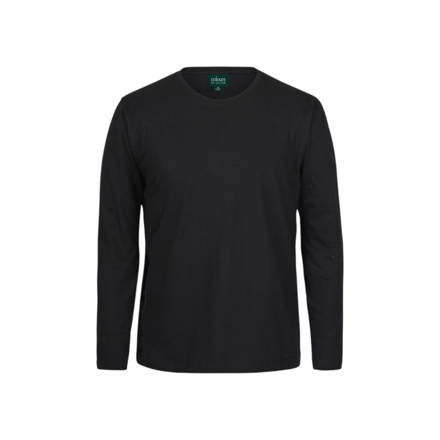 Long Sleeve Non-Cuff Tee - Black