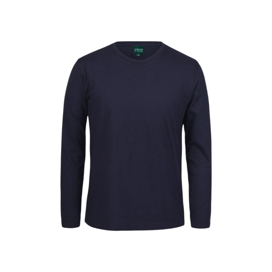 Long Sleeve Non-Cuff Tee - Navy
