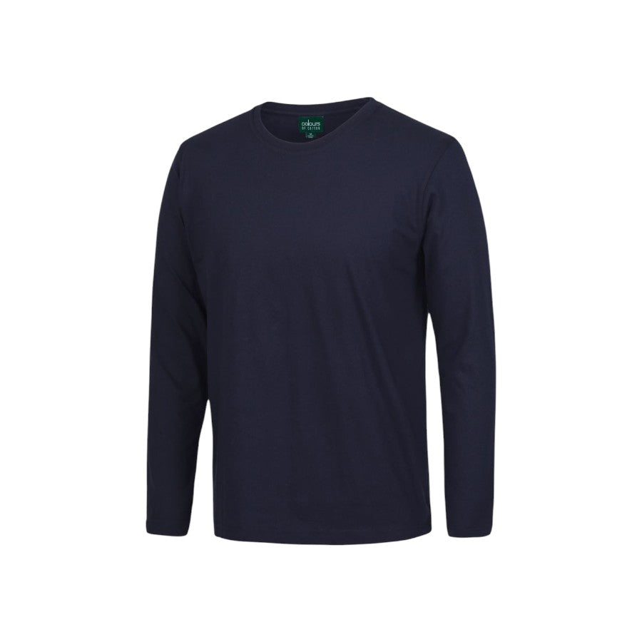 Long Sleeve Non-Cuff Tee - Navy