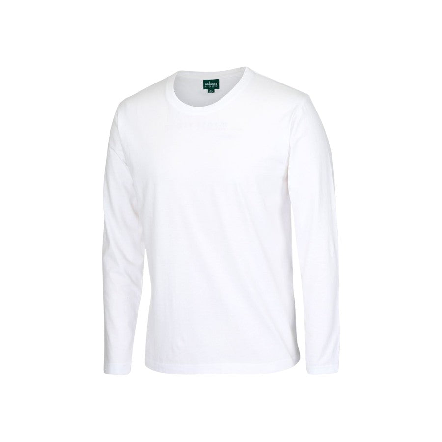 Long Sleeve Non-Cuff Tee - White