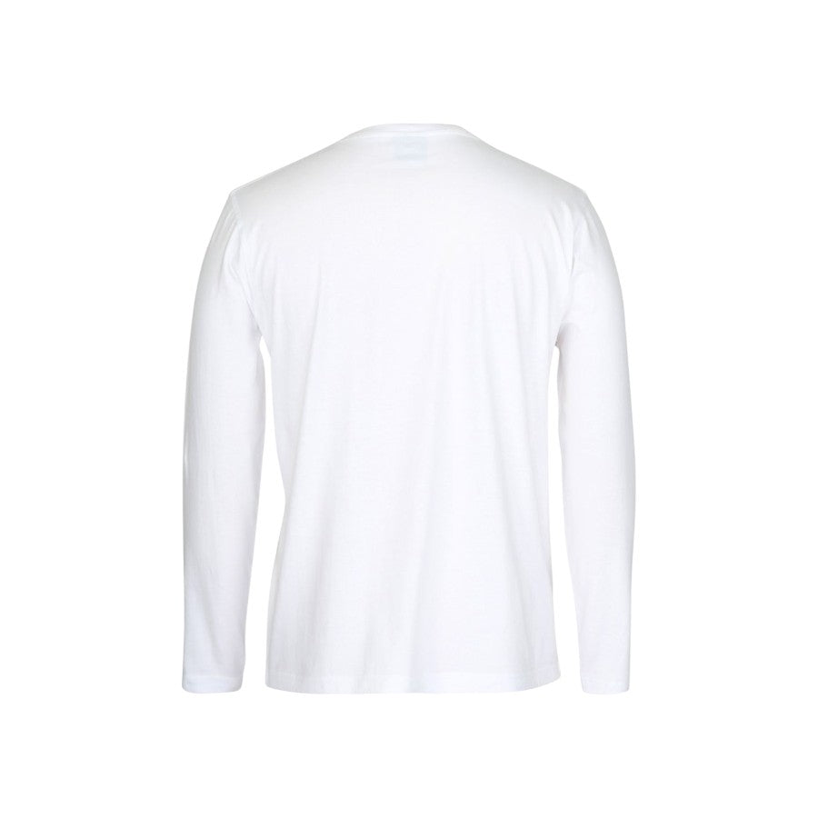 Long Sleeve Non-Cuff Tee - White