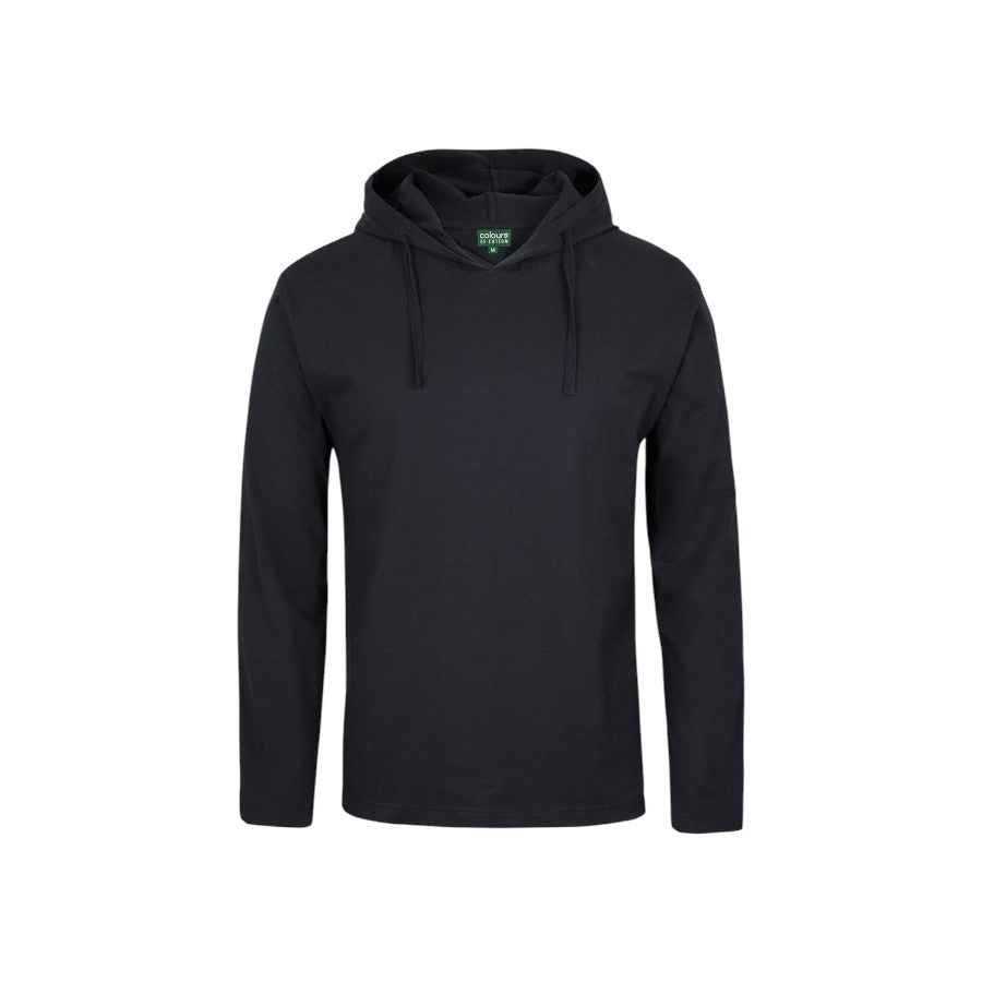 L/S Hooded Tee - Black