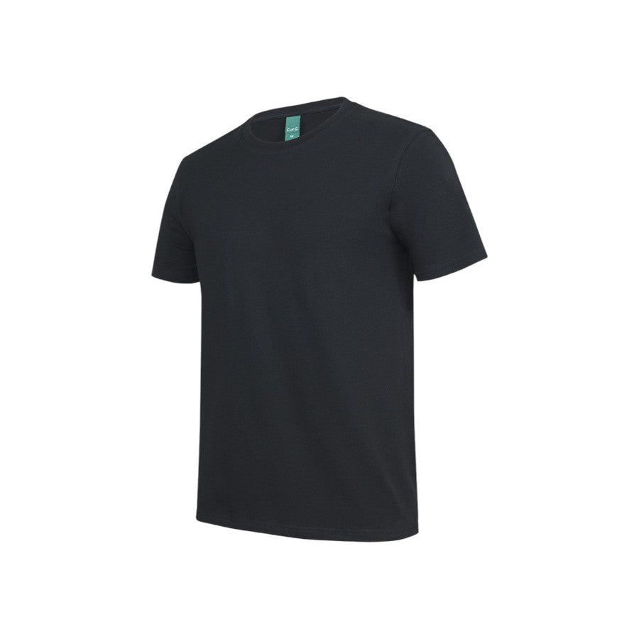 Cotton S/S Stretch Tee - Black