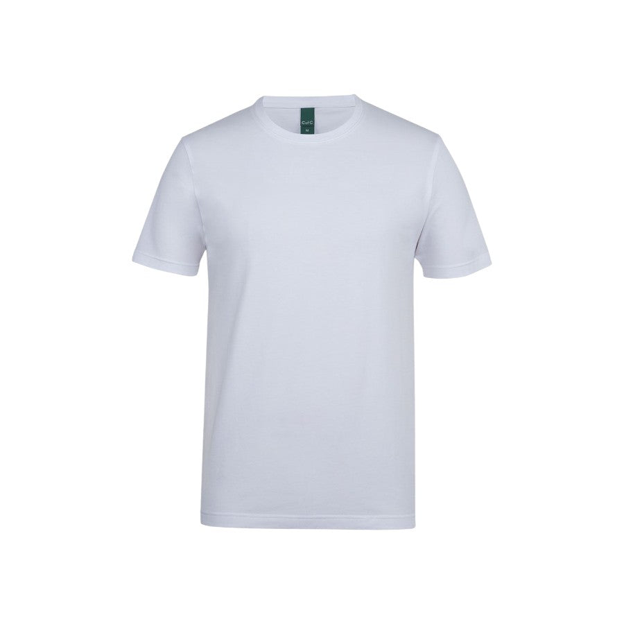 Cotton S/S Stretch Tee - White