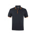 Contrast Polo - Black/Orange