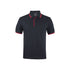 Contrast Polo - Black/Red