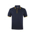Contrast Polo - Navy/Gold