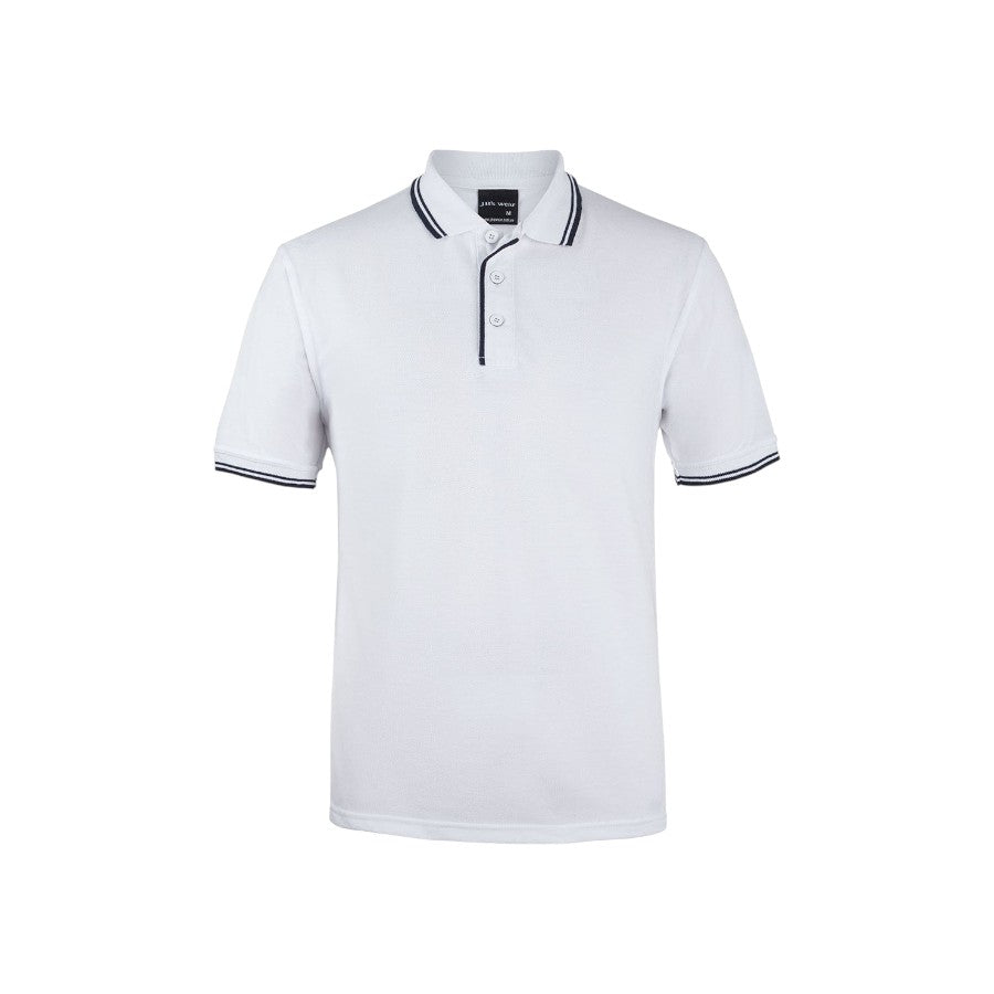 Contrast Polo - White/Navy