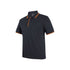 Contrast Polo - Black/Orange