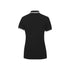 Ladies Contrast Polo - Black/White