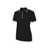 Ladies Contrast Polo - Black/White