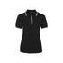 Ladies Contrast Polo - Black/White