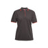 Ladies Contrast Polo - Gunmetal/Red