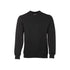 V-Neck Fleecy Sweat - Black
