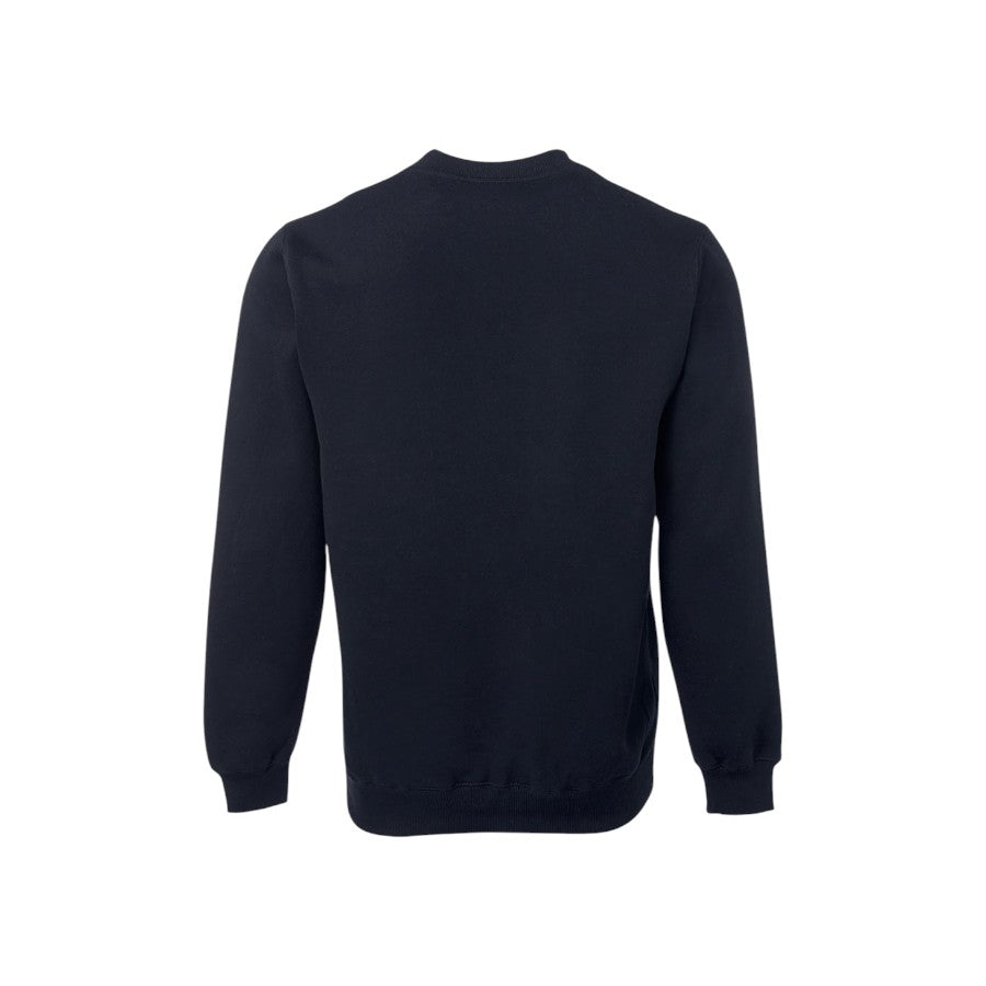 V-Neck Fleecy Sweat - Navy