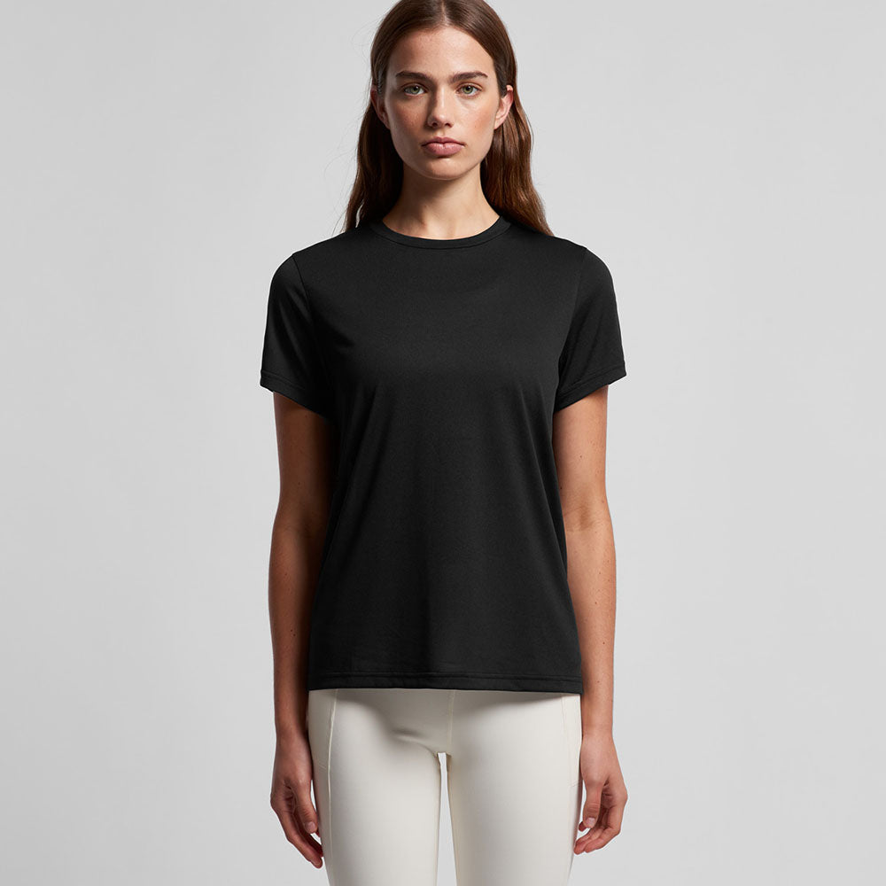 Woman's Maple Active Tee- Workwear Branding Embroidery ｜Digital Printing