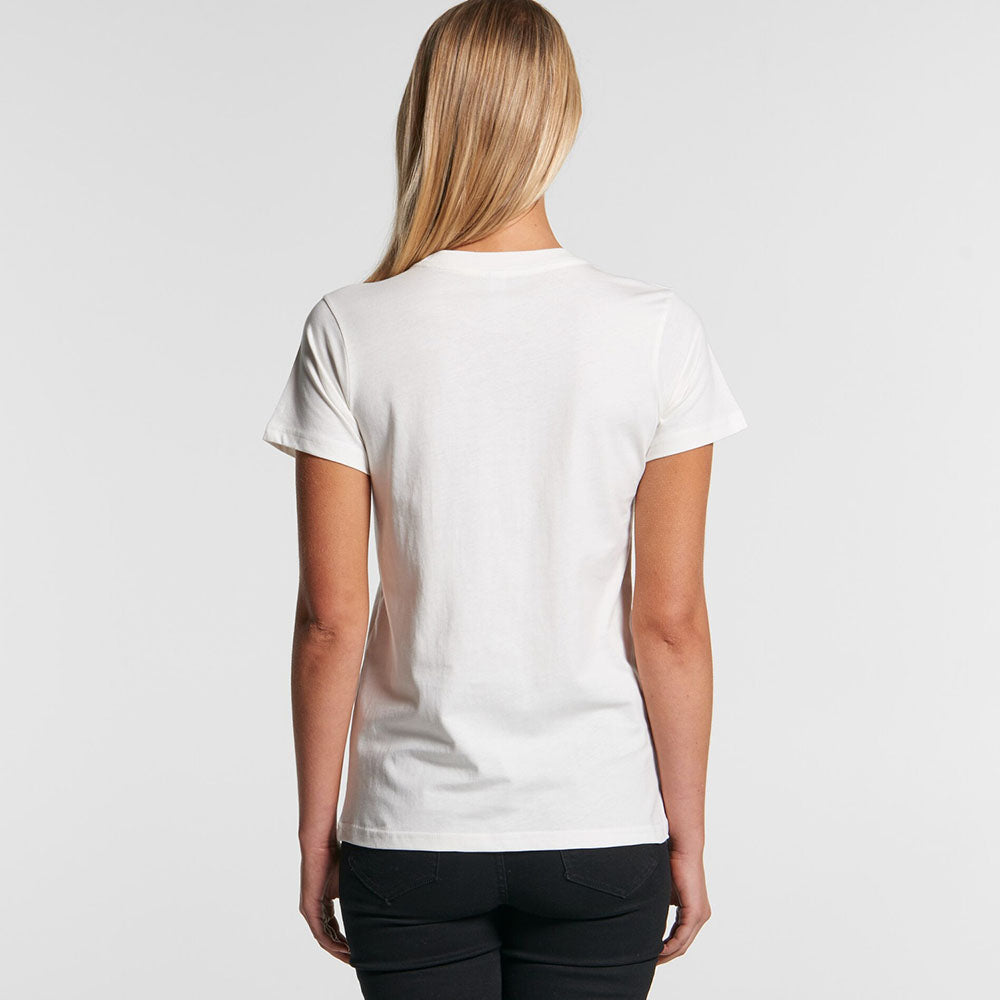 Woman's Maple Organic Tee- Workwear Branding Embroidery ｜Digital Printing