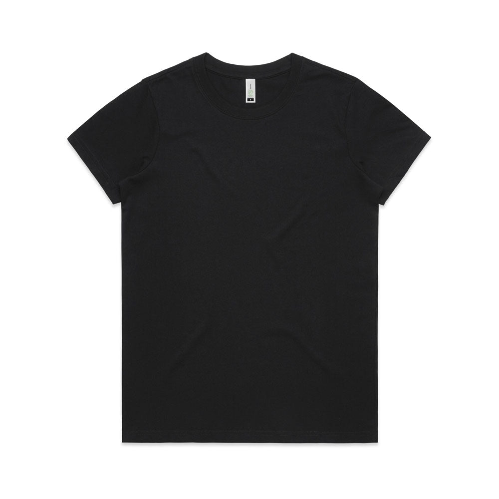 Woman's Maple Organic Tee- Workwear Branding Embroidery ｜Digital Printing