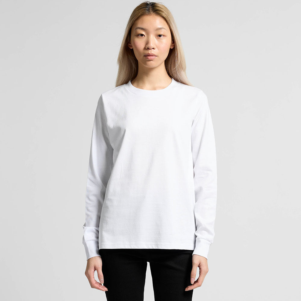 Woman's Maple L/S Tee- Workwear Branding Embroidery ｜Digital Printing