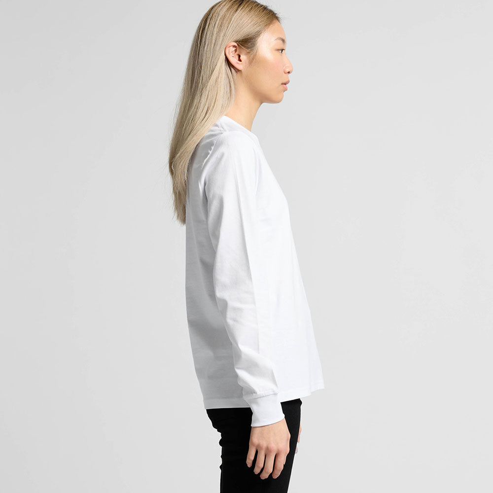 Woman's Maple L/S Tee- Workwear Branding Embroidery ｜Digital Printing