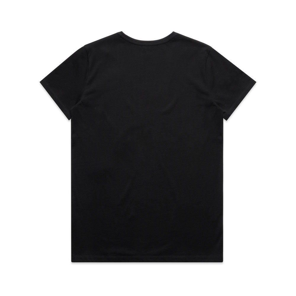Woman's Maple V Neck Tee- Workwear Branding Embroidery ｜Digital Printing