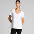 Woman's Maple V Neck Tee- Workwear Branding Embroidery ｜Digital Printing