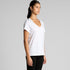 Woman's Maple V Neck Tee- Workwear Branding Embroidery ｜Digital Printing