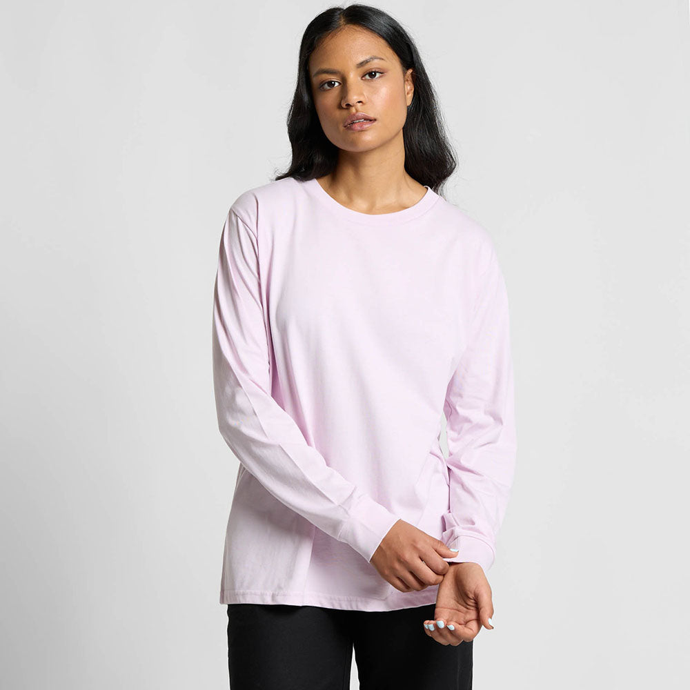 Woman's Classic L/S Tee- Workwear Branding Embroidery ｜Digital Printing