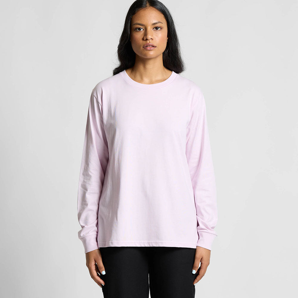 Woman's Classic L/S Tee- Workwear Branding Embroidery ｜Digital Printing