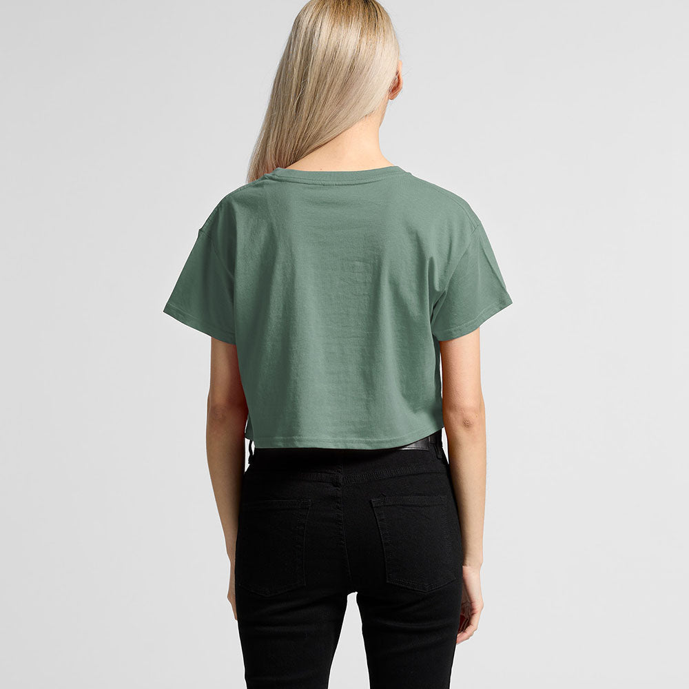 Woman's Crop Tee- Workwear Branding Embroidery ｜Digital Printing