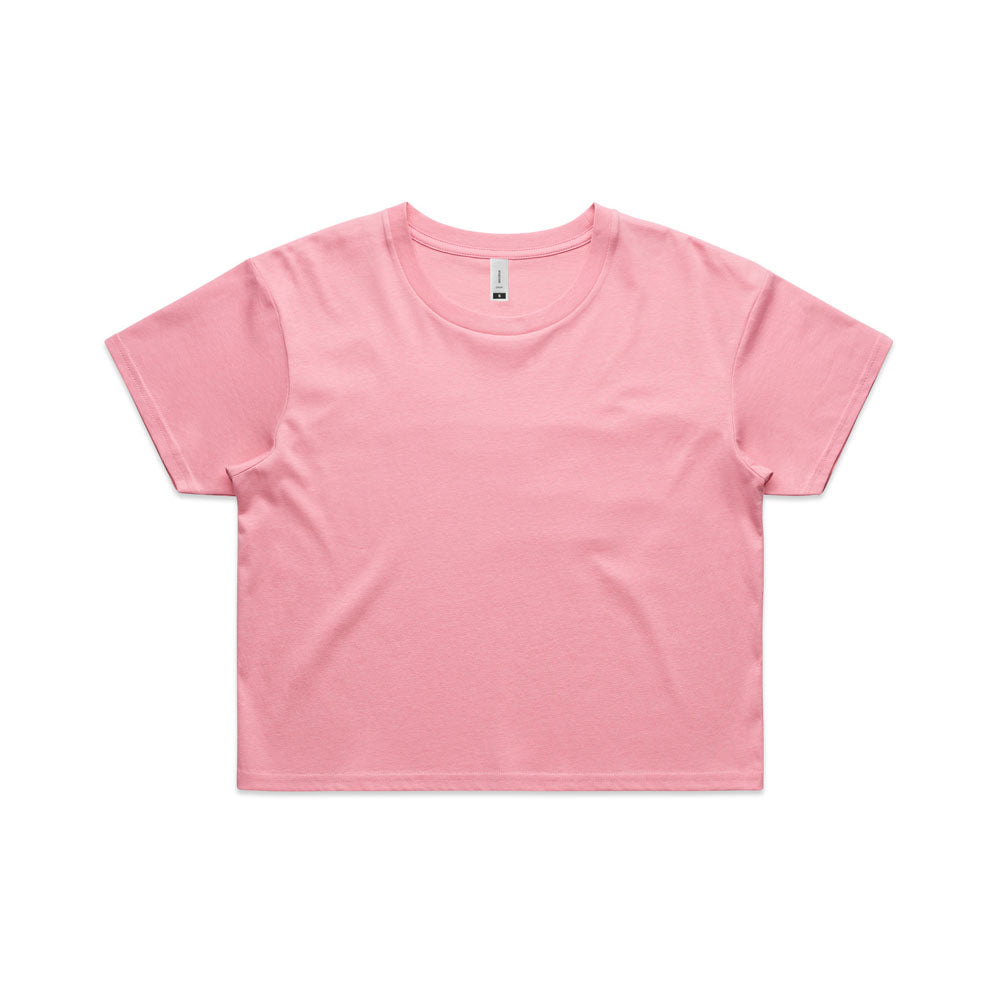 Woman's Crop Tee- Workwear Branding Embroidery ｜Digital Printing