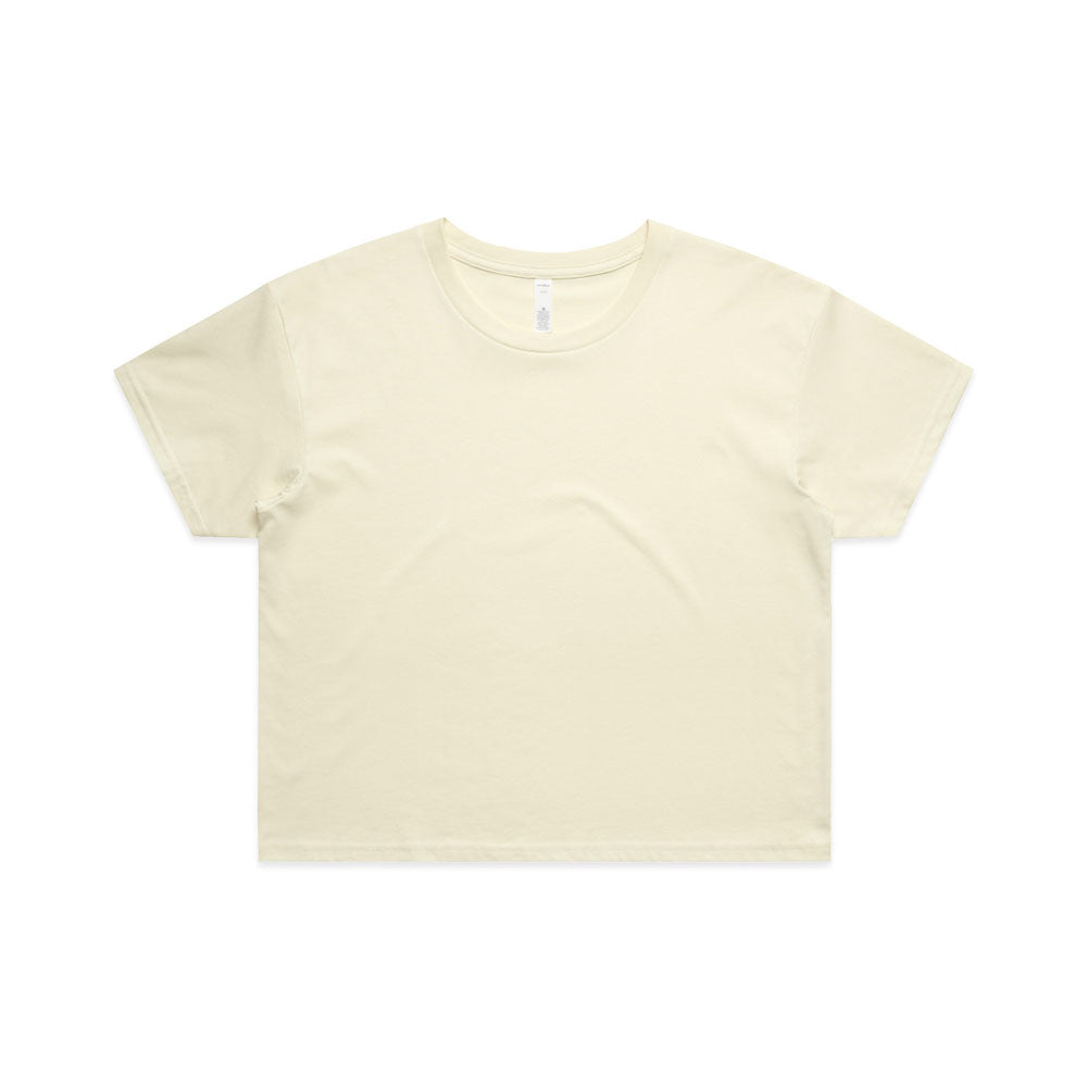 Woman's Crop Tee- Workwear Branding Embroidery ｜Digital Printing