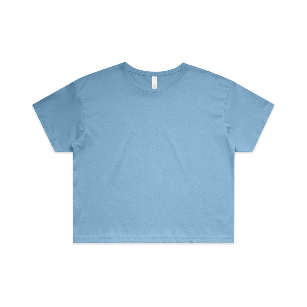 Woman's Crop Tee- Workwear Branding Embroidery ｜Digital Printing