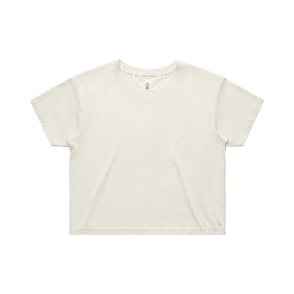 Woman's Crop Tee- Workwear Branding Embroidery ｜Digital Printing