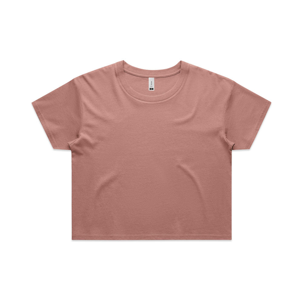 Woman's Crop Tee- Workwear Branding Embroidery ｜Digital Printing