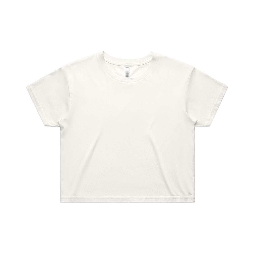 Woman's Crop Tee- Workwear Branding Embroidery ｜Digital Printing
