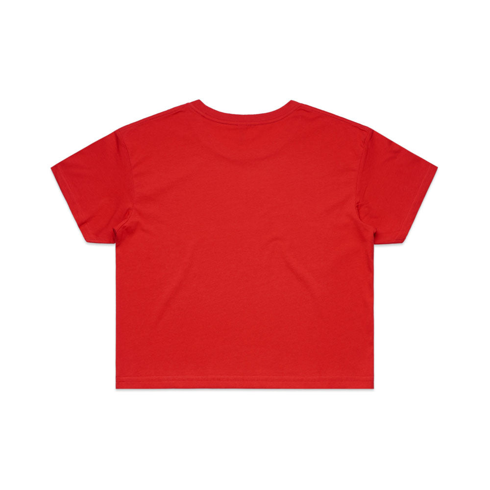 Woman's Crop Tee- Workwear Branding Embroidery ｜Digital Printing