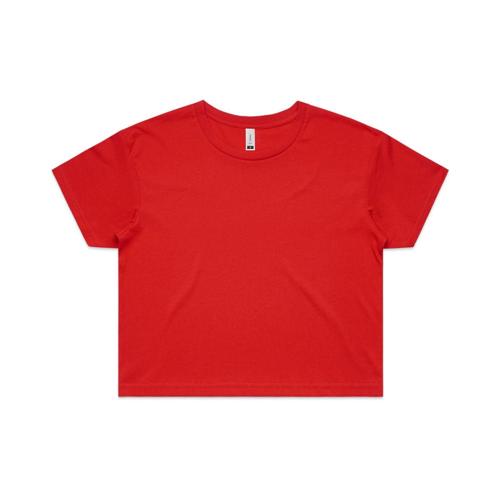 Woman's Crop Tee- Workwear Branding Embroidery ｜Digital Printing