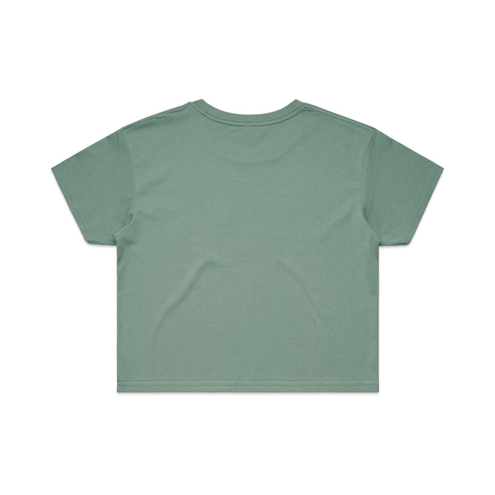 Woman's Crop Tee- Workwear Branding Embroidery ｜Digital Printing