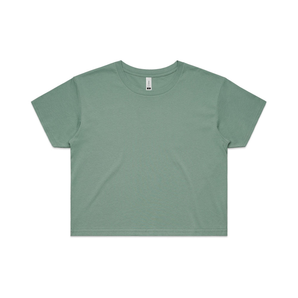 Woman's Crop Tee- Workwear Branding Embroidery ｜Digital Printing