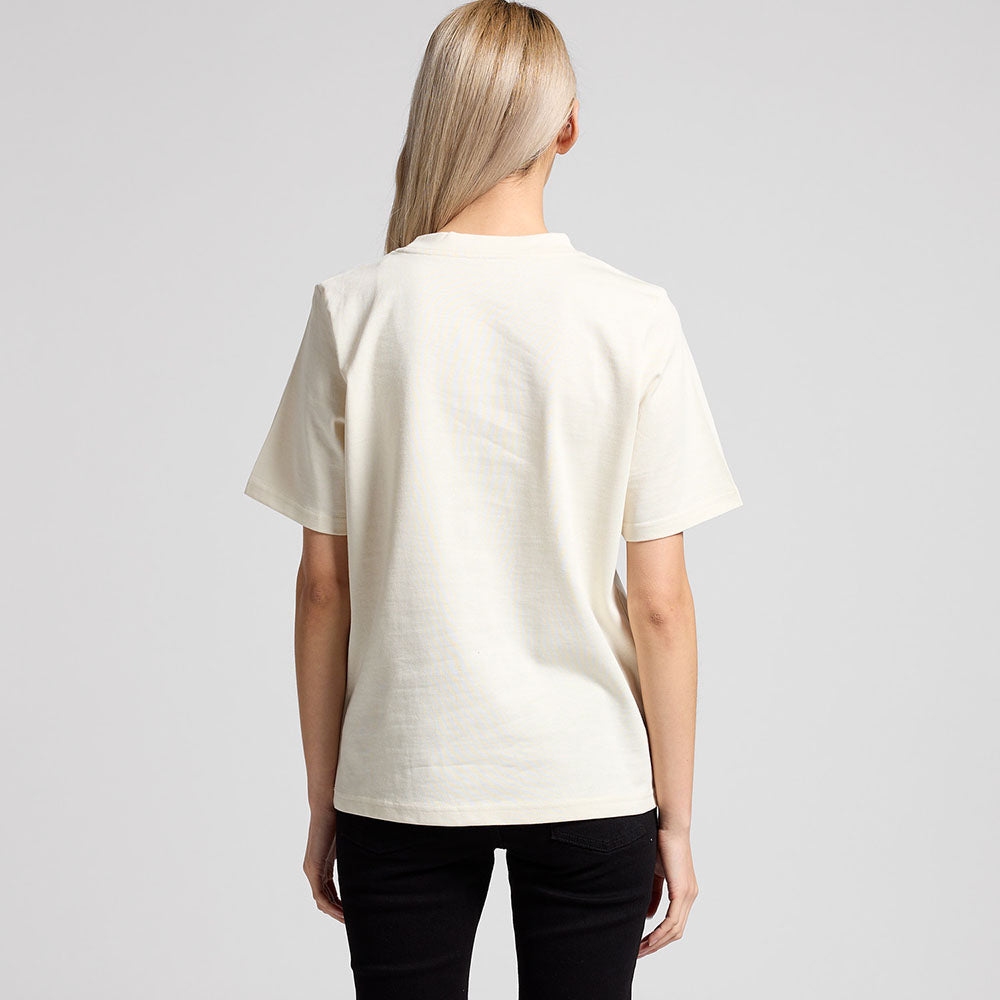 Woman's Heavy Tee- Workwear Branding Embroidery ｜Digital Printing