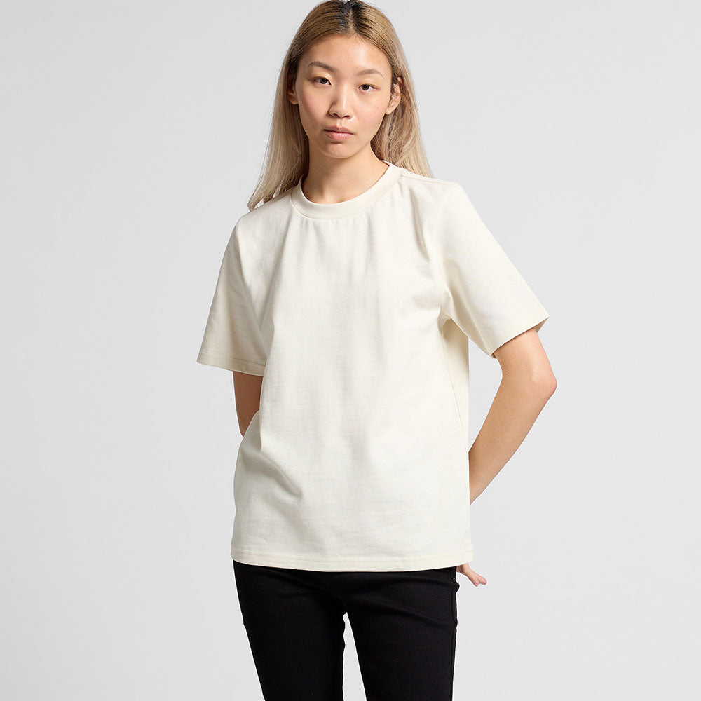 Woman's Heavy Tee- Workwear Branding Embroidery ｜Digital Printing