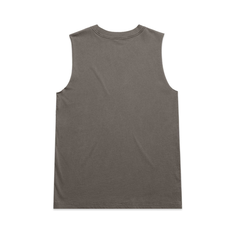 Woman's Heavy Faded Tank- Workwear Branding Embroidery ｜Digital Printing