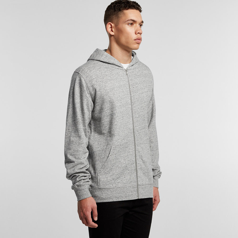 Mens Fleck Zip Hoodie - Workwear Branding Embroidery ｜Digital Printing