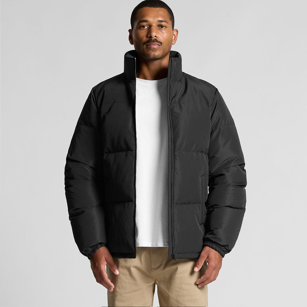Mens Puffer Jacket- Workwear Branding Embroidery ｜Digital Printing